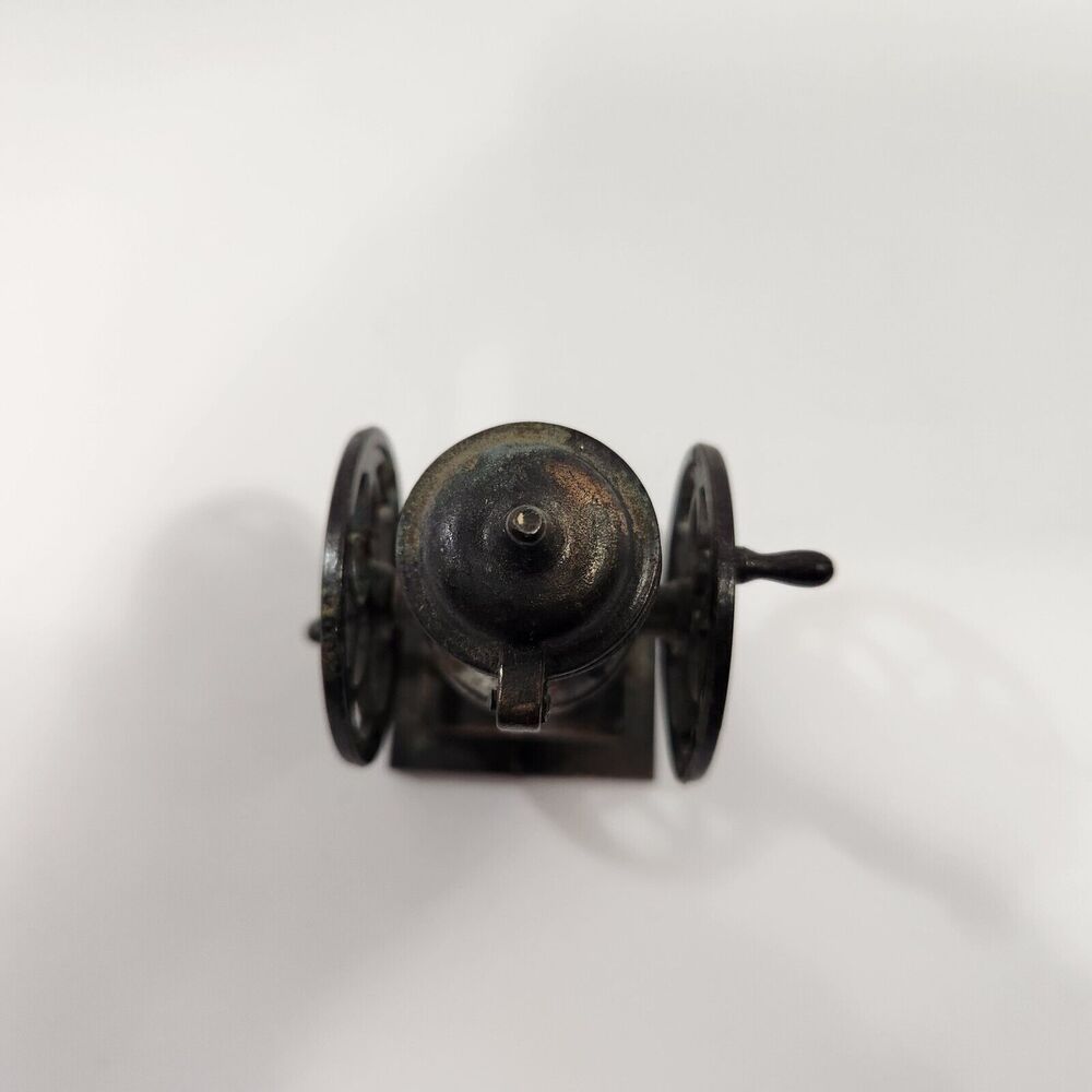Antique Coffee Grinder Bronze Metal Diecast Pencil Sharpener - Picture 4 of 12